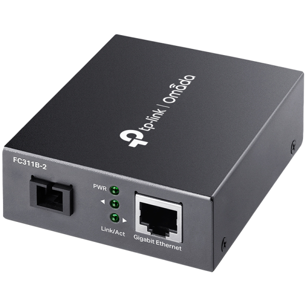 10/100/1000 Mbps RJ45 to 1000 Mbps Single-mode SC WDM Bi-Directional Fiber ConverterPORT: 1× Gigabit SC Port, 1× Gigabit RJ45 Port (Auto MDI/MDIX)SPEC: Full-duplex, Tx:1310 nm, Rx:1550 nm, Up to 2 km, Chassis TL-FC1420 Rack-mountable