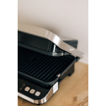 AENO ''Electric Grill EG1: 2000W, 3 heating modes - Upper Grill, Lower Grill, Both Grills  Defrost, Max opening angle -180°, Temperature regulation, Timer, Removable double-sided plates, Plate size 320*220mm'' - Image 11