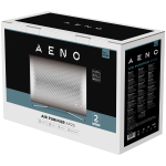 AENO Air Purifier AP2S, Wi-Fi, UV lamp, ionization, Tvoc sensor, CADR 420 m³/h, 50 m2, carbon filter + Hepa H13, wall mounting - Image 5