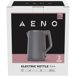 AENO Electric Kettle EK4: 1850-2200W, 1.5L, Strix, Double-walls, Non-heating body, Auto Power Off, Dry tank Protection - Image 4