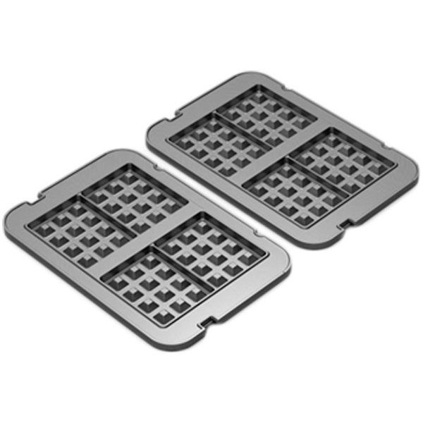 AENO Electric grill AEG0001/AEG0005 Waffle plate, Non-stick coating, size: 290*234mm, 2 pcs in set AENO Electric grill AEG0001/AEG0005 Waffle plate, Non-stick coating, size: 290*234mm, 2 pcs in set - Image 1