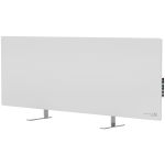 AENO Premium Eco Smart Heater, 700W, Tempered glass, Infrared+convection heating type, Led display Plug type: Europe (E/F type), WHITE