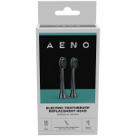 AENO Replacement toothbrush heads, Black, Dupont bristles, 2pcs in set (for ADB0004/ADB0006 and ADB0003/ADB0005) - Image 2