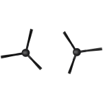 AENO Side brushes for robot vacuum cleaner RC2S, RC3S, 2pcs/set - Image 2