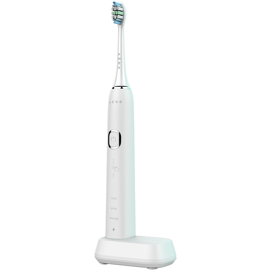 AENO Sonic Electric Toothbrush, DB3: White, 9 scenarios, with 3D touch, wireless charging, 46000rpm, 40 days without charging, IPX7 AENO Sonic Electric Toothbrush, DB3: White, 9 scenarios, with 3D touch, wireless charging, 46000rpm, 40 days without charging, IPX7 - Image 1