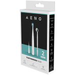 AENO Sonic Electric toothbrush, DB8: White, 3modes, 3 brush heads + 1 cleaning tool, 1 mirror,  30000rpm, 100 days without charging, IPX7 - Image 3
