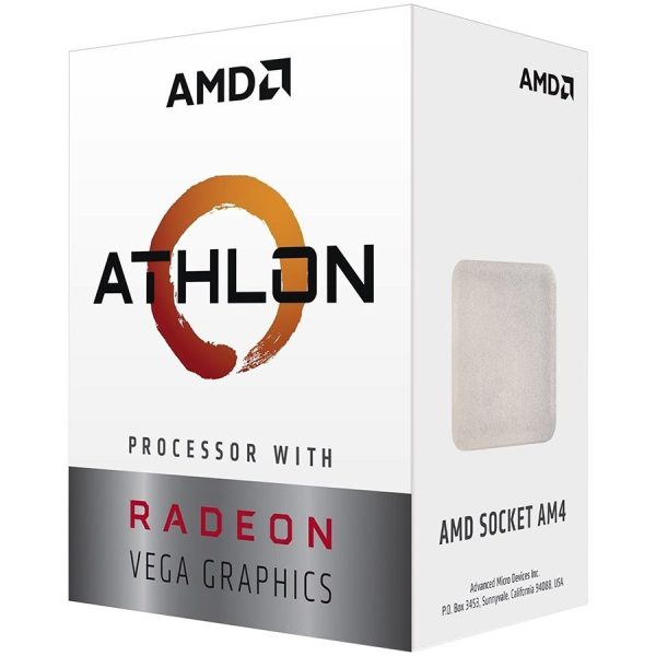 AMD CPU Desktop 2C/4T Athlon PRO 300GE (3.4GHz,5MB,35W,AM4) tray, with Radeon Vega 3 Graphics