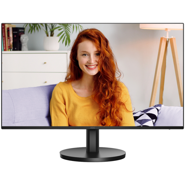 AOC Monitor 24B3HA2 23.8” IPS, 16:9, 1920x1080, 100Hz, 1ms, 250 cd/m2, 1000:1, VGA, HDMI, VESA, Ultra Narrow, 2 W x 2, Black, VESA 3y