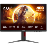 AOC Monitor Gaming 24G4HA, 24" (23.8" viewable), Fast IPS, FHD (1920x1080), 200Hz, 0.5ms MPRT (1ms GtG), 300 cd/m2, 1000:1, Adaptive Sync, G-Sync Compatible, HDR10, 2x HDMI 2.0, 1x DP 1.4, Speakers, Full Ergo AOC Monitor Gaming 24G4HA, 24" (23.8" viewable), Fast IPS, FHD (1920x1080), 200Hz, 0.5ms MPRT (1ms GtG), 300 cd/m2, 1000:1, Adaptive Sync, G-Sync Compatible, HDR10, 2x HDMI 2.0, 1x DP 1.4, Speakers, Full Ergo - Image 1