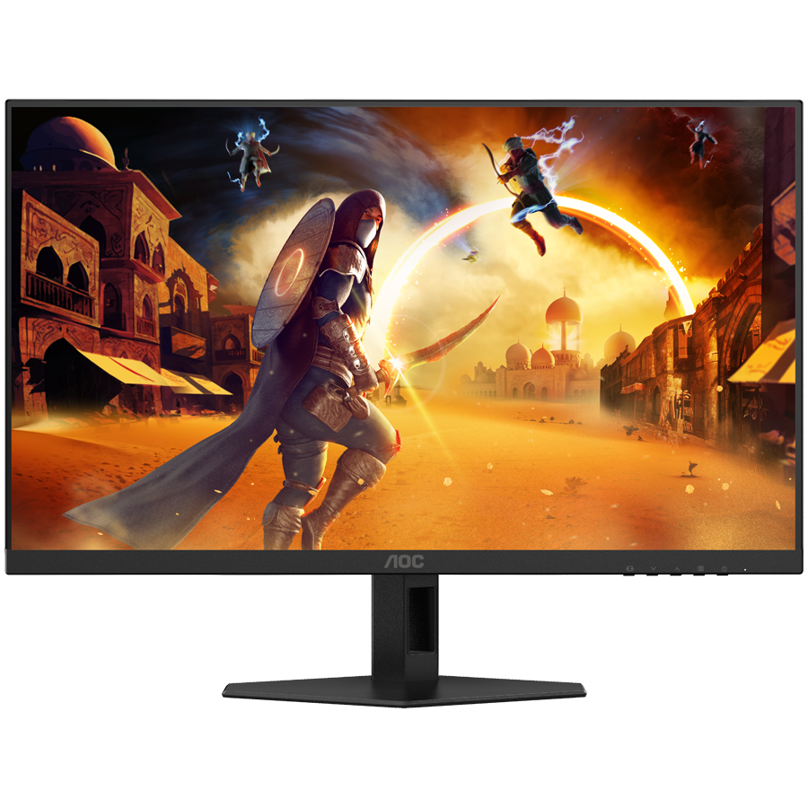 AOC Monitor Gaming 24G4XE 23.8” FAST IPS, 16:9, 1920x1080 3H, 180Hz, 0.5ms, 300 cd/m2, 1000:1, Audio, HDMI, DP, VESA, 3-sided frameless, G-SYNC Compatible + Adaptive Sync, 2 W x 2, Tilt, Black-Red, VESA 3y AOC Monitor Gaming 24G4XE 23.8” FAST IPS, 16:9, 1920x1080 3H, 180Hz, 0.5ms, 300 cd/m2, 1000:1, Audio, HDMI, DP, VESA, 3-sided frameless, G-SYNC Compatible + Adaptive Sync, 2 W x 2, Tilt, Black-Red, VESA 3y - Image 1