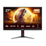 AOC Monitor Gaming 27G4HA 27", FHD (1920x1080), Fast IPS, 200Hz, 0.5ms MPRT (1ms GtG), 300 cd/m2, 1000:1, Adaptive Sync, G-Sync Compatible, HDR10, 2x HDMI 2.0, 1x DP 1.4, Speakers, Full Ergo