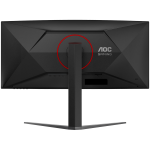 AOC Monitor Gaming CU34G4 Curved 34" Fast VA, 3440x1440, 180Hz, 0.5ms MPRT (1ms GtG), 300 cd/m2, 2500:1, 1500R, Adaptive Sync, FreeSync Premium, HDR10, 2x HDMI, 1x DP, Full Ergo - Image 4