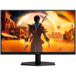 AOC Monitor Gaming Q27G42XE 27" Fast IPS, 2560x1440, 180Hz, 0.5ms (MPRT) / 1ms (GtG), 1000:1, Adaptive Sync, G-Sync Compatible, HDR10, 2xHDMI 2.0, 1xDP 1.4, Black-Red, 3y