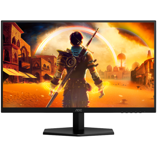 AOC Monitor Gaming Q27G42XE 27" Fast IPS, 2560x1440, 180Hz, 0.5ms (MPRT) / 1ms (GtG), 1000:1, Adaptive Sync, G-Sync Compatible, HDR10, 2xHDMI 2.0, 1xDP 1.4, Black-Red, 3y