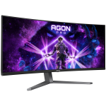 AOC Monitor LED AG346UCD AGON PRO 34" Curved 3440x1440 QD - OLED Freesync Premium Pro 175Hz 0.03ms 3-sided frameless FULL ERGO 2xHDMI 1xDP USB 3.2 HUB Audio - Image 2