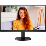 AOC Monitor LED U27B3CF 27" 3840 x 2160 (UHD) IPS 10-bit color USB-C 350 cd/m2 4ms 1000:1 2xHDMI USB Type C 65W Height Adjustment Speakers Tilt VESA Black 3y