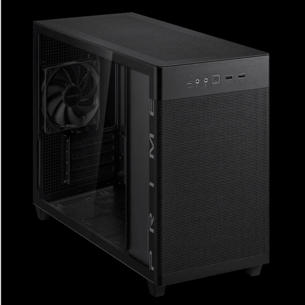 ASUS Prime AP201 Case TG BlackMicroATX,tool-free side panelsTempered Glass