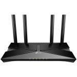 AX3000 Dual-Band Wi-Fi 6 Router SPEED: 574 Mbps at 2.4 GHz + 2402 Mbps at 5 GHz SPEC: 4× Antennas, 1× Gigabit WAN Port + 4× Gigabit LAN Ports, 1024-QAM, OFDMA, HE160 FEATURE: Tether App, WPA3, Access Point Mode, IPv6 Supported, IPTV, Beamforming, S