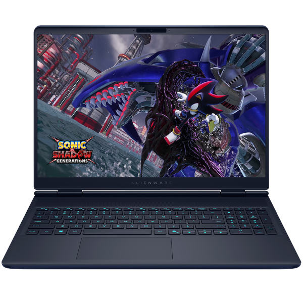 Alienware 16X Aurora AC16250, 16" WQXGA (2560 x 1600) 240Hz, 300 nits, Ultra 9 275X, 32GB, 2x16GB, DDR5 5600 MT/s, 1TB M.2 PCIe, GeForce RTX 5070 8GB GDDR7, Wi-Fi 7, FHD Cam, 2x USB 3.2, 2x USB C (THB4/3.2), HDMI, RJ45, RGB US KB, 96 Whr, W11Pro, 3Yr
