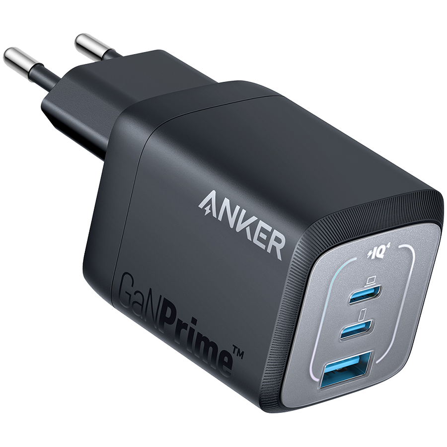 Anker Prime 67W GaN Wall Charger (3 Ports) Black Anker Prime 67W GaN Wall Charger (3 Ports) Black - Image 1