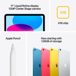 Apple 11-inch iPad (A16) Wi-Fi 128GB - Pink - Image 12