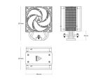 Arctic Freezer 36 A-RGB BlackCPU cooler 1851,1700, AM4, AM5 - Image 2