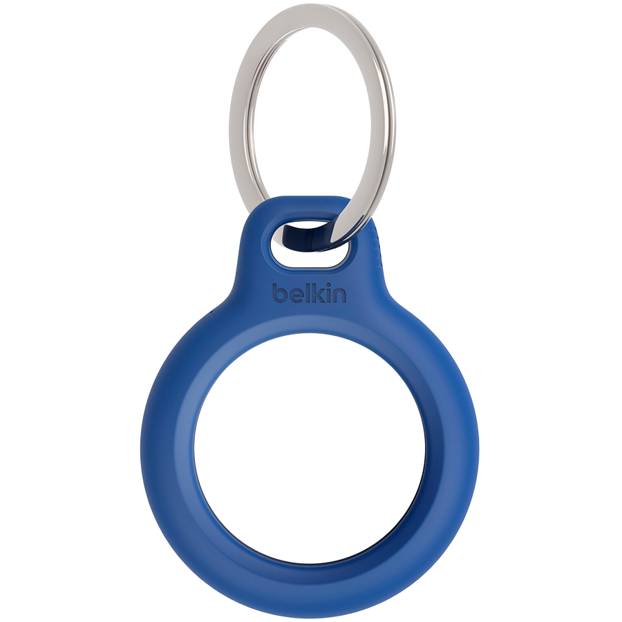 BELKIN Secure Holder with Keyring for Airtag - Blue BELKIN Secure Holder with Keyring for Airtag - Blue - Image 1