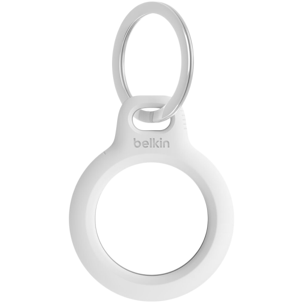 BELKIN Secure Holder with Keyring for Airtag - White