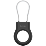 BELKIN Secure Holder with Wire Cable - Airtag - Black