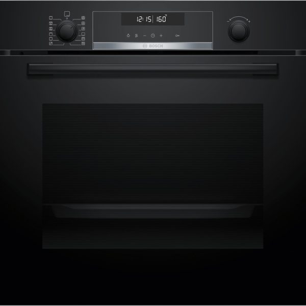 BOSCH pećnica  Serie 6| CRNA, A, PIROLIZA, AutoPilot 30,71L,AirFry, Teleskopska vodilica, 10 progra