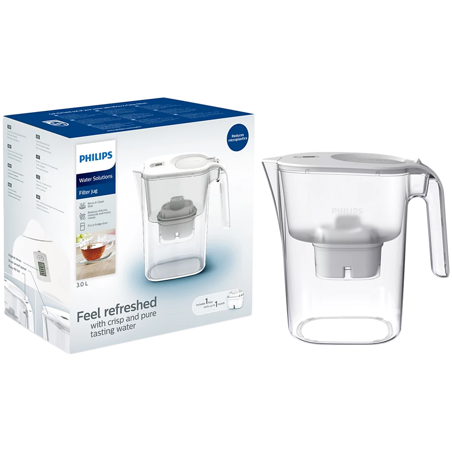 Bokal za filitriranje vode Philips AWP2933WHT/31 Bokal za filitriranje vode Philips AWP2933WHT/31 - Image 1