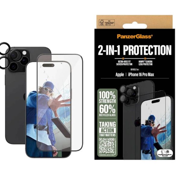Bundle PanzerGlass 2u1 iPhone 16 Pro Max