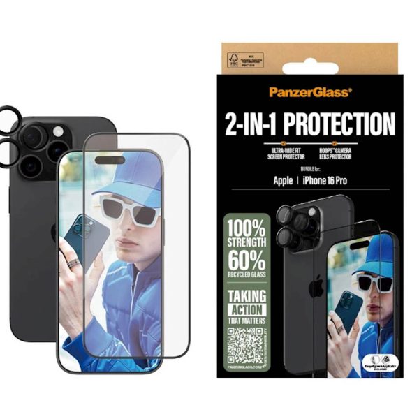 Bundle PanzerGlass 2u1 iPhone 16 Pro