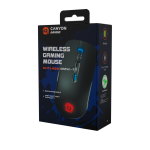 CANYON Gaming Mouse CUTLASS max DPI 2400 RGB Wireless Black - Image 6