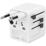 CANYON Travel Adapter OnTour 20 EU/UK/US/AUS 20W  White - Image 2