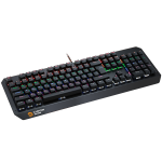 CANYON Wired multimedia gaming keyboard with lighting effect, 108pcs rainbow LED, Numbers 104keys, EN double injection layout, cable length 1.8M - Image 5
