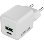 CANYON charger CU20AC GaN 20W 1xPD 1xQC EU White - Image 2