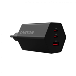 CANYON charger HEXAGON 65 GaN 65W 2xPD 1xQC EU Black - Image 2