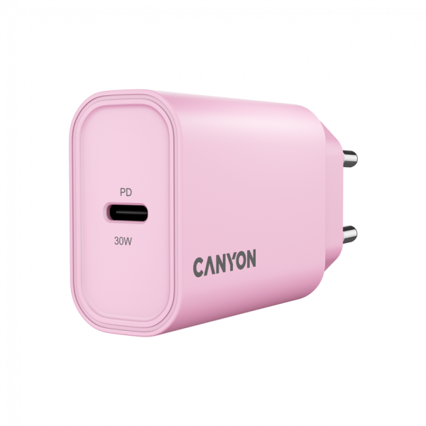 CANYON charger OnCharge 30CL Max Power 30W 1xPD EU Pink