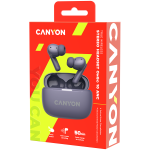 CANYON headset OnGo TWS-10 ANC+ENC Purple - Image 9