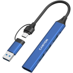 CANYON hub DS-02 4in1 USB-A/C Blue - Image 2