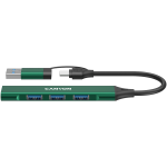 CANYON hub DS-02 4in1 USB-A/C Green