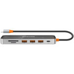 CANYON hub DS-13 7in1 4k USB-C Transparent Space Grey - Image 4