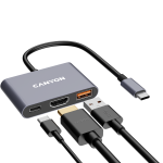 CANYON hub DS-4 3in1 USB-C Grey - Image 5