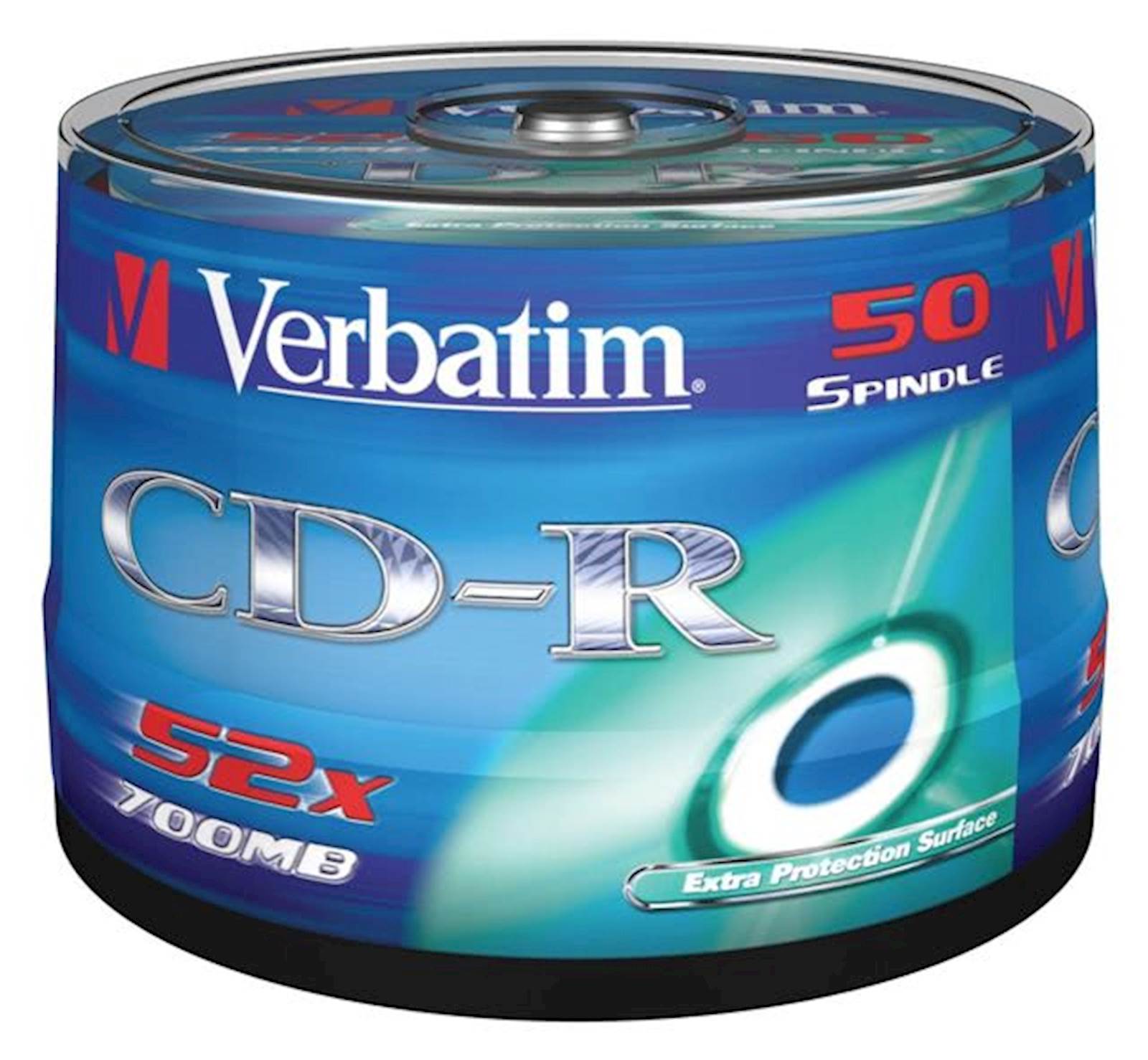 CD-R MEDIJ VERBATIM 50PK CB 52X 700MB 50PK na postolju CD-R MEDIJ VERBATIM 50PK CB 52X 700MB 50PK na postolju - Image 1