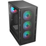 COUGAR AIRFACE PURE RGB PC Case, Mid Tower, Black - Image 3