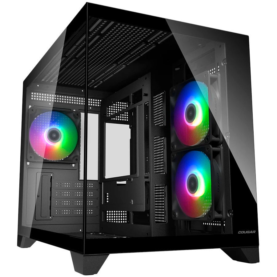 COUGAR FV150 Mini RGB PC Case, Mid tower, Black COUGAR FV150 Mini RGB PC Case, Mid tower, Black - Image 1
