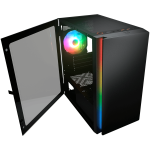 COUGAR PURITY RGB PC Case, Mini Tower, Black - Image 3
