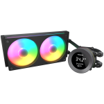 COUGAR Poseidon Vistek ARGB 240 AiO Liquid Watercooling - Black - Image 2