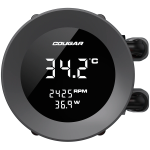 COUGAR Poseidon Vistek ARGB 240 AiO Liquid Watercooling - Black - Image 3